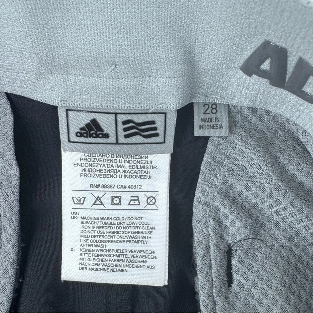 Adidas Men's‎ Black Flat Front Shorts